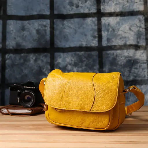 Кожаная сумка Vintage для женщин на каждый день 23.5х17х10 см sum0027567 - фото 10