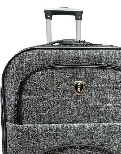 Чемодан Тканевый (Impertex) Средний (М) Водонепроницаемый На 4 Двойных Колесах 70л Расширением TK010-М - фото 2