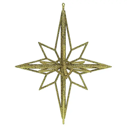 Елочная игрушка MIS LT Ромб большой 15х15х19 см золотой - фото 1