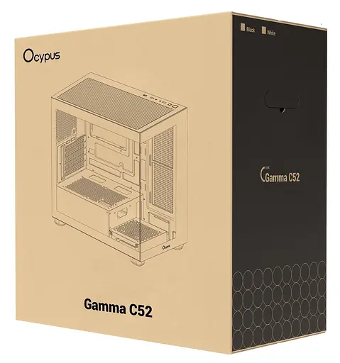 Корпус OCYPUS GAMMA C52 BK (GAMMA-C52-BKD000XX-GL) без блока питания - фото 10