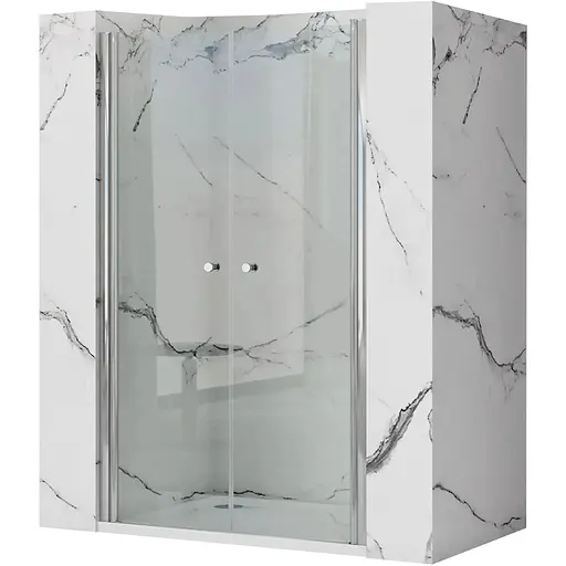 Душевые двери Rea Western N2 80 REA-K9992, прозрачный, хром - фото 1