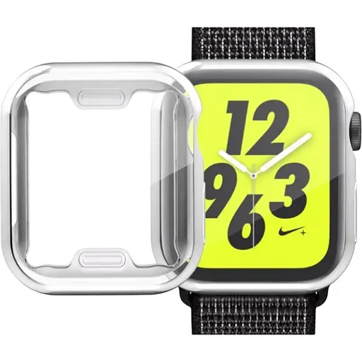 Чехол-накладка DK Silicone Face Case для Apple Watch 41mm (silver)