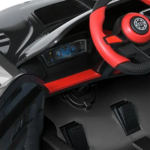 Електромобіль дитячий Bambi M 5820EBLRS-11 24V MP3 USB TF Bluetooth EVA шкіра музика світло сірий - фото 6