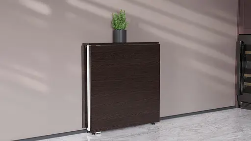 Стіл-книга трансформер Оріон 2 Ferrum-decor 750x1520x730 Білий метал ДСП Венге Магія 16 мм (FRD-105427) - фото 2