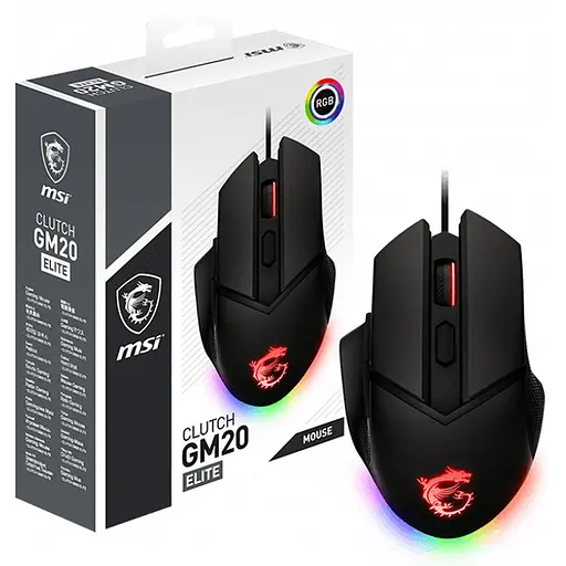 Миша ігровий маніпулятор MSI GAMING CLUTCH gm20 Elite - фото 10