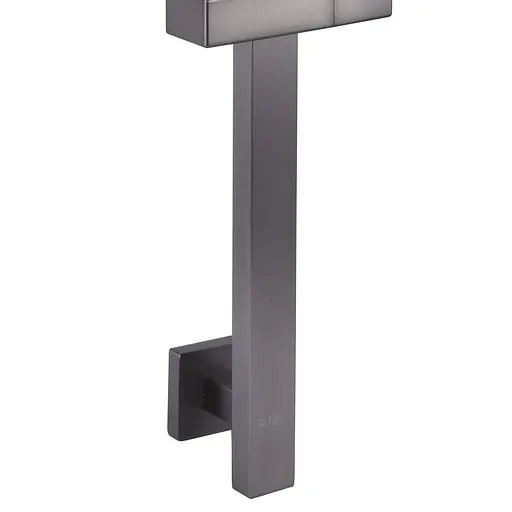 Душова стійка Globus Lux 1108-GP -Квадрат графіт із нержавіючої сталі SUS304 L-650мм в коробці Графит - фото 2