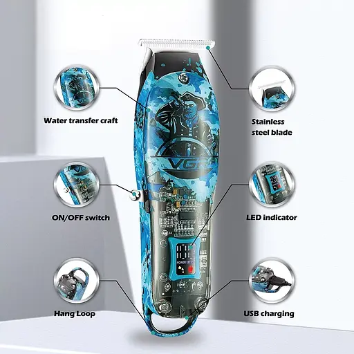 Універсальна машинка для стрижки волосся Barber VGR V-923 - фото 6