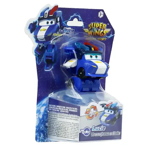 Ігрова фігурка-трансформер Super Wings Transform-a-Bots Люсі (Lucie) 5 см (EU780035) - фото 8