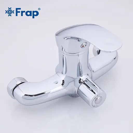 F2236 Змішувач для ванни довгий гусак Ø35 Frap 1/10 Хром - фото 5