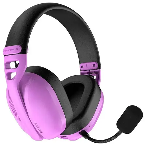 Наушники Hator беспроводная игровая гарнитура Hyperpunk 3 Wireless (ESH19) фиолетовая - фото 4