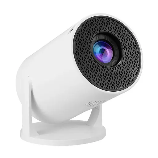 Портативный домашний проектор Rotundity M5 с WiFi и пультом для просмотра фильмов Широкоэкранный 16:9 Белый - фото 2