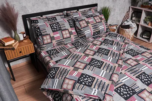 Комплект постельного белья Moon&Star Бязь Gold Люкс Nautical Детский 110x140 см наволочки 2x50x50 см - фото 4