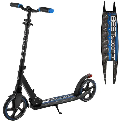 Самокат Best Scooter 80-98.5х57х14см Чорний 000255888