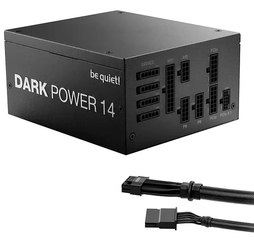 Блок питания Be quiet! DARK POWER 14 1000W 80+ Titanium (BP020EU) - фото 2