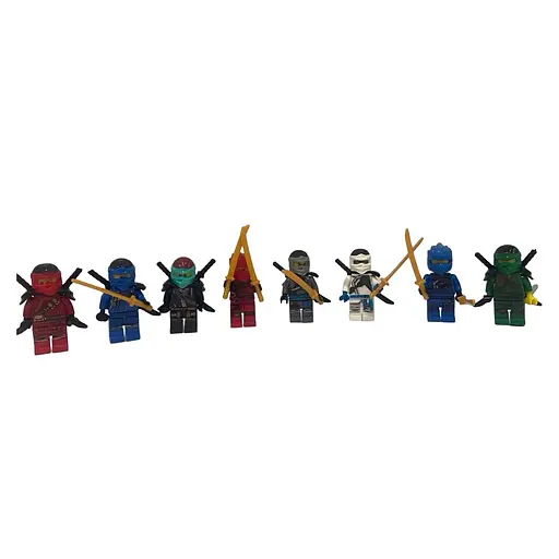 Набір ігрових фігурок Ninjago 8 шт. зі зброєю (33601) - фото 4