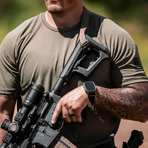 Пример Magpul DT-PR Carbine Stock - Mil-Spec для AR15 черный - фото 5