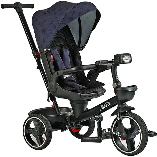 Детский трехколесный велосипед Best Trike Marco 9155/331-09 с поворотным сиденьем складным рулем синий