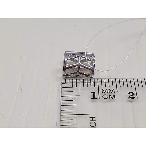 Серебряная серьга-кафф на хеликс.  9132452Р - фото 4