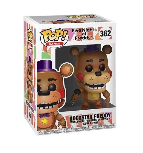 Фігурка Funko Pop Фредді Рок-зірка Rockstar Freddy FFNAF 6 П'ять ночей з Фредді 10см FFNAF RF362 - фото 2