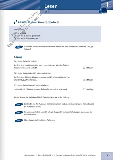 Prufungstraining DaF: Goethe-Zertifikat A2 als E-Book mit Audios online - фото 3