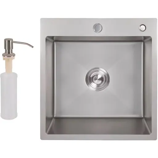 Кухонная мойка Lidz H5050G PVD 3.0/1.0 мм LDH5050GPVD3008 - фото 1