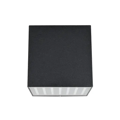 Подсветка Brille фасадная Куб LED 6W WW IP54 BK (AL-622/2)