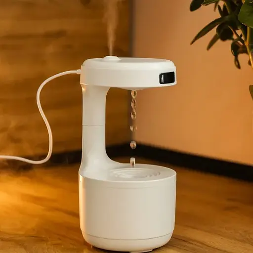 Антигравітаційний зволожувач повітря Shenzhen з підсвіткою 600 мл (LZ599) - фото 11