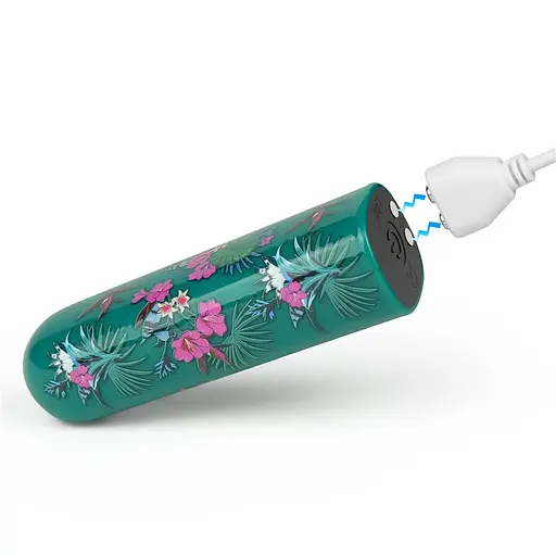 Вибратор для клитора Lovetoy Antheia Massager 8.5 см зеленый - фото 9