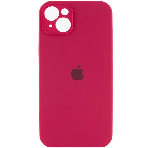 Чехол Epik Silicone Case Full Camera Protective AA для Apple iPhone 15, 6.1 Красный/Rose Red