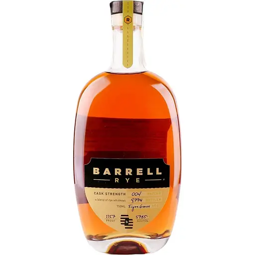 Віскі Barrell Rye Batch 004 Cask Strength Rye Whiskey 57.85% 0.75 л