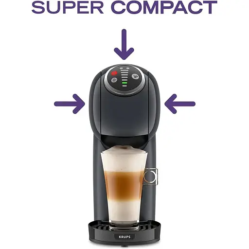 Кофеварка Krups капсульная Dolce Gusto Genio S Plus 1.8 л капсулы темно-серая - фото 5