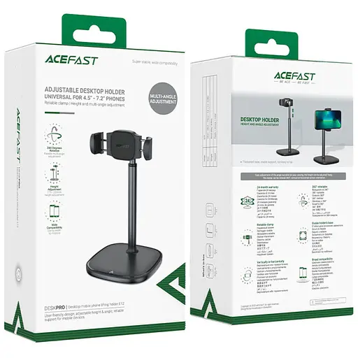 Тримач настільний Acefast E12 Black - фото 5