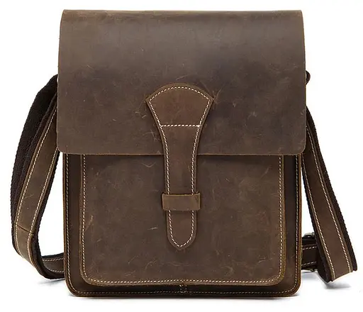 Чоловіча шкіряна сумка Vintage 27,5х22х5 см sum0012921 - фото 1