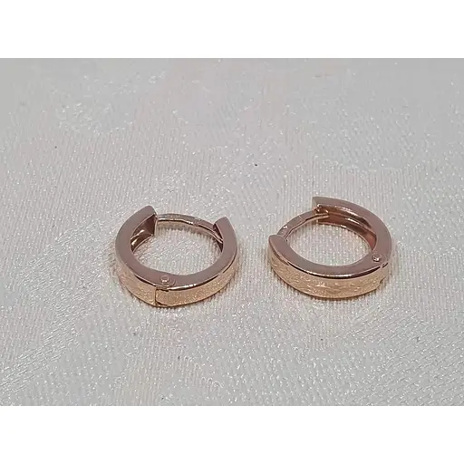 Золотые серьги с алмазной гранью. 470154 - фото 3