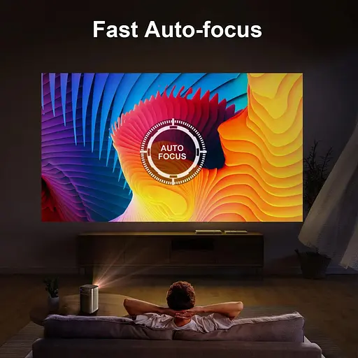 Проектор BYINTEK P70 портативний міні 3D акумулятор 8000 mAh WiFi Android 9 FullHD 1080 4K - фото 4