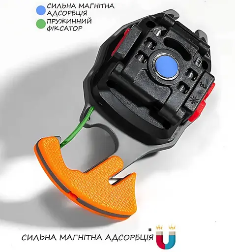 Многофункциональный мини фонарик брелок СОВ 5147 с зажигалкой стопорезом с карабином - фото 6