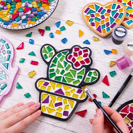 Дитячий набір для творчості кришталева мозаїка "Кактус" MA2006 - фото 2