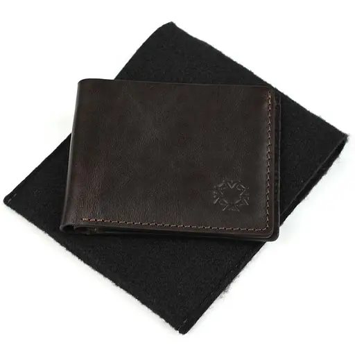 Мужской кожаный кошелек Pazolini 11.5х9х1 см acs0029284 - фото 7