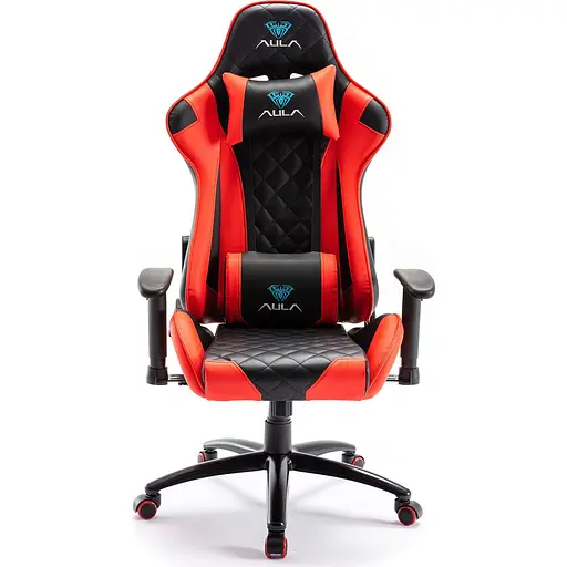 Ігрове крісло Aula F1029 Gaming Chair Black/Red (6948391286181) - фото 1