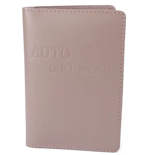 Обложка на права женская кожаная HC-26 нюдовая (на права старого образца) - фото 2