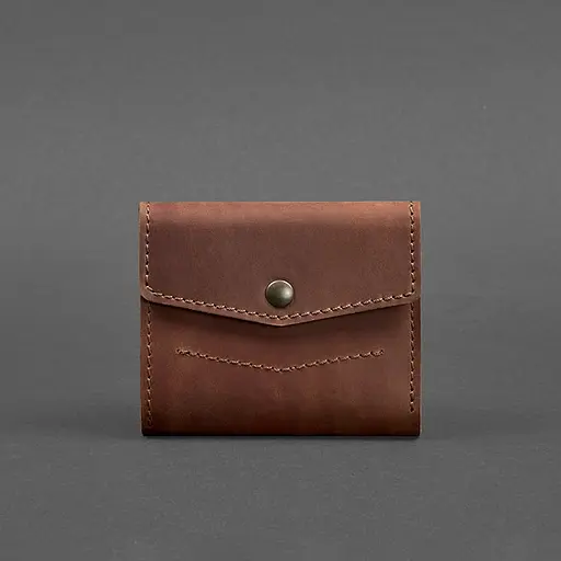 Шкіряний гаманець 2.1 світло-коричневий Crazy Horse - фото 6