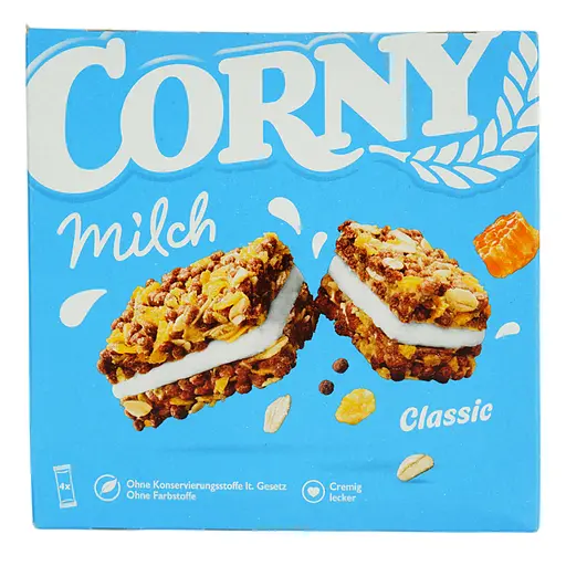 Батончик Corny злаковий з молочно-кремовою начинкою 120 г - фото 2