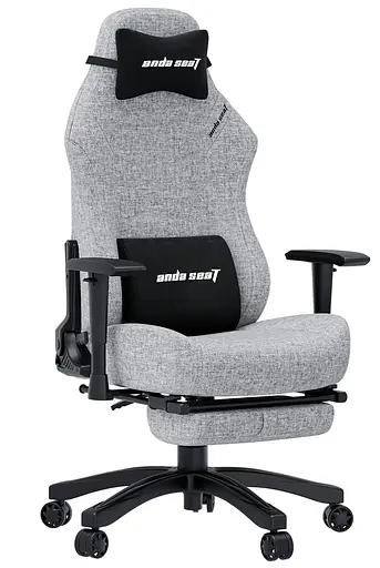 Ігрове крісло Anda Seat Luna Pro Gray Fabric Size L (AD18T-44-G-F) - фото 1