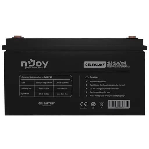 Аккумуляторная батарея nJoy GE15012KF 12V 150AH GEL (BTVGCLTODHLKFCN01B)