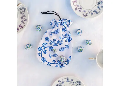 Мішечок для кубиків Q-Workshop Full Art Dice Pouch Porcelain (BWSPPORC201) - фото 2