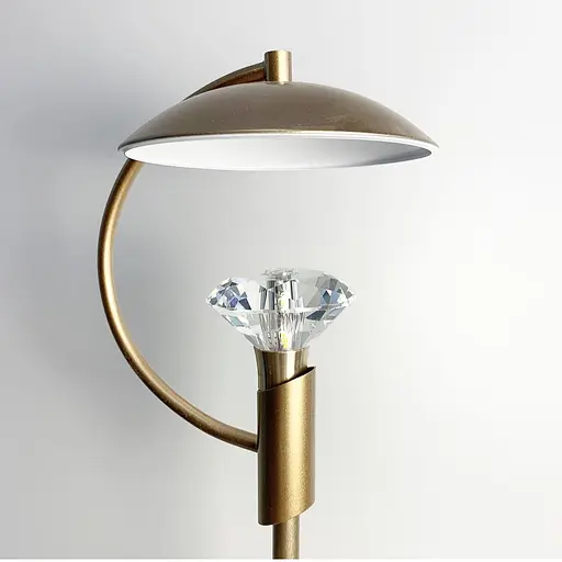 Настільна декоративна лампа із кришталевою лампочкою Line.F Колір корпусу Бронза - фото 8