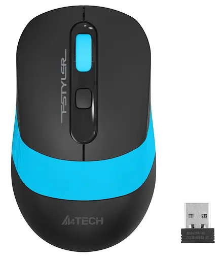 Беспроводная мышь A4Tech Fstyler FG10S Wireless Black/Blue (FG10S (Blue)) - фото 1