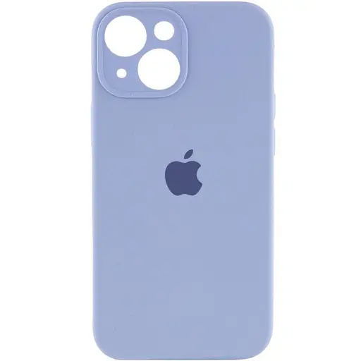 Чехол Epik Silicone Case Full Camera Protective AA для Apple iPhone 15, 6.1 Синий/Lilac Blue