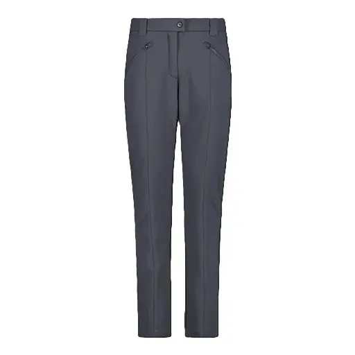 Штаны CMP Women`s Softshell Trousers with Exposed Stitched Detailing at the Front Titanium XS (1097-3A11266-U911 36)