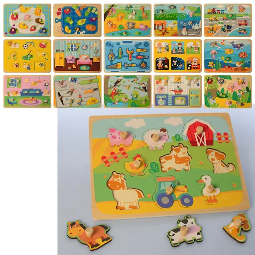 Деревянная рамка-вкладыш, MD2653 (в ассортименте) - фото 2